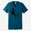 Unisex Jersey Short Sleeve V Neck Tee Thumbnail