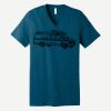 Unisex Jersey Short Sleeve V Neck Tee Thumbnail