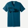 Unisex Jersey Short Sleeve V Neck Tee Thumbnail
