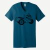 Unisex Jersey Short Sleeve V Neck Tee Thumbnail