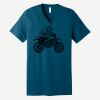 Unisex Jersey Short Sleeve V Neck Tee Thumbnail