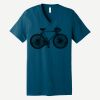 Unisex Jersey Short Sleeve V Neck Tee Thumbnail