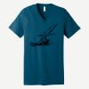 Unisex Jersey Short Sleeve V Neck Tee Thumbnail