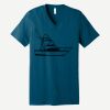 Unisex Jersey Short Sleeve V Neck Tee Thumbnail