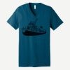 Unisex Jersey Short Sleeve V Neck Tee Thumbnail