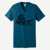 Unisex Jersey Short Sleeve V Neck Tee Thumbnail