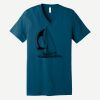 Unisex Jersey Short Sleeve V Neck Tee Thumbnail