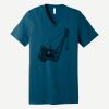 Unisex Jersey Short Sleeve V Neck Tee Thumbnail