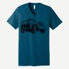 Unisex Jersey Short Sleeve V Neck Tee Thumbnail