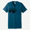 Unisex Jersey Short Sleeve V Neck Tee Thumbnail
