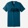 Unisex Jersey Short Sleeve V Neck Tee Thumbnail