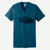 Unisex Jersey Short Sleeve V Neck Tee Thumbnail