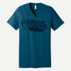 Unisex Jersey Short Sleeve V Neck Tee Thumbnail