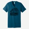 Unisex Jersey Short Sleeve V Neck Tee Thumbnail