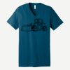 Unisex Jersey Short Sleeve V Neck Tee Thumbnail