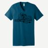 Unisex Jersey Short Sleeve V Neck Tee Thumbnail