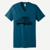 Unisex Jersey Short Sleeve V Neck Tee Thumbnail