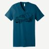 Unisex Jersey Short Sleeve V Neck Tee Thumbnail