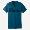 Unisex Jersey Short Sleeve V Neck Tee Thumbnail