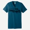 Unisex Jersey Short Sleeve V Neck Tee Thumbnail