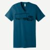 Unisex Jersey Short Sleeve V Neck Tee Thumbnail