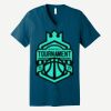 Unisex Jersey Short Sleeve V Neck Tee Thumbnail