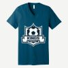 Unisex Jersey Short Sleeve V Neck Tee Thumbnail