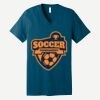 Unisex Jersey Short Sleeve V Neck Tee Thumbnail