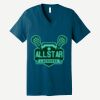 Unisex Jersey Short Sleeve V Neck Tee Thumbnail