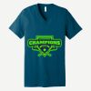 Unisex Jersey Short Sleeve V Neck Tee Thumbnail