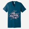 Unisex Jersey Short Sleeve V Neck Tee Thumbnail