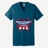 Unisex Jersey Short Sleeve V Neck Tee Thumbnail