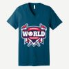 Unisex Jersey Short Sleeve V Neck Tee Thumbnail