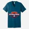Unisex Jersey Short Sleeve V Neck Tee Thumbnail