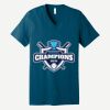 Unisex Jersey Short Sleeve V Neck Tee Thumbnail