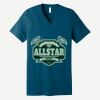 Unisex Jersey Short Sleeve V Neck Tee Thumbnail