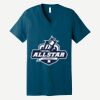 Unisex Jersey Short Sleeve V Neck Tee Thumbnail