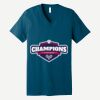 Unisex Jersey Short Sleeve V Neck Tee Thumbnail