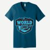 Unisex Jersey Short Sleeve V Neck Tee Thumbnail