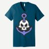 Unisex Jersey Short Sleeve V Neck Tee Thumbnail
