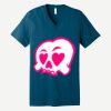 Unisex Jersey Short Sleeve V Neck Tee Thumbnail