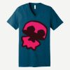Unisex Jersey Short Sleeve V Neck Tee Thumbnail