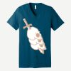 Unisex Jersey Short Sleeve V Neck Tee Thumbnail