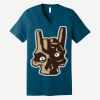 Unisex Jersey Short Sleeve V Neck Tee Thumbnail