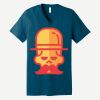 Unisex Jersey Short Sleeve V Neck Tee Thumbnail