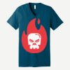 Unisex Jersey Short Sleeve V Neck Tee Thumbnail