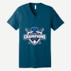 Unisex Jersey Short Sleeve V Neck Tee Thumbnail