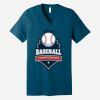 Unisex Jersey Short Sleeve V Neck Tee Thumbnail