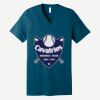 Unisex Jersey Short Sleeve V Neck Tee Thumbnail