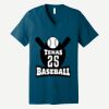 Unisex Jersey Short Sleeve V Neck Tee Thumbnail
